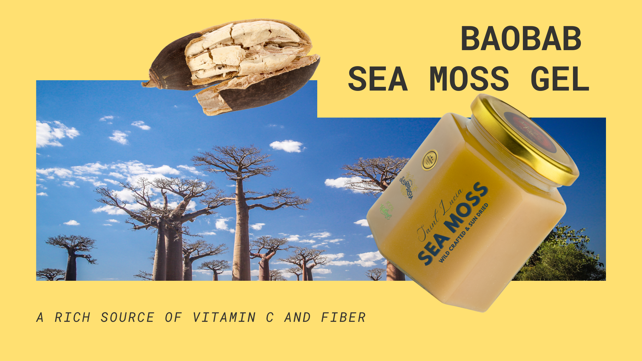 Health Benefits of Baobab Sea Moss Gel