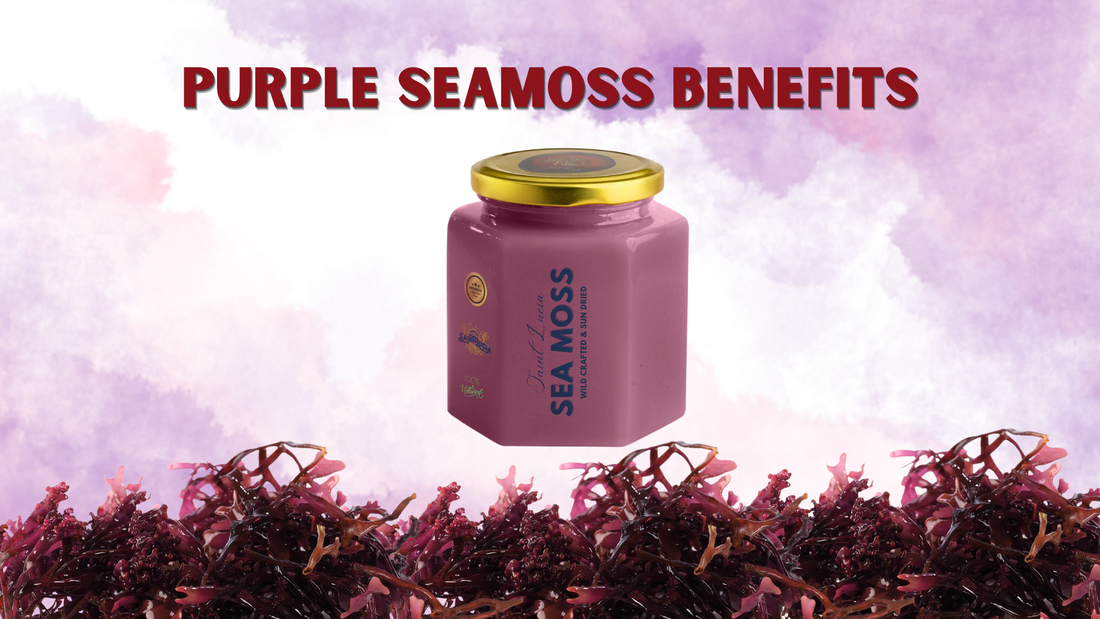 Purple Sea moss benefits for skin