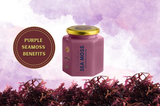 Purple Sea moss benefits for skin