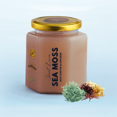 Full Spectrum Sea Moss Gel – Purple, Green & Gold Blend