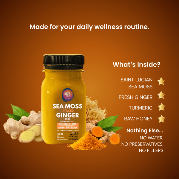 Sea Moss Infused Ginger Shot – 100 ML