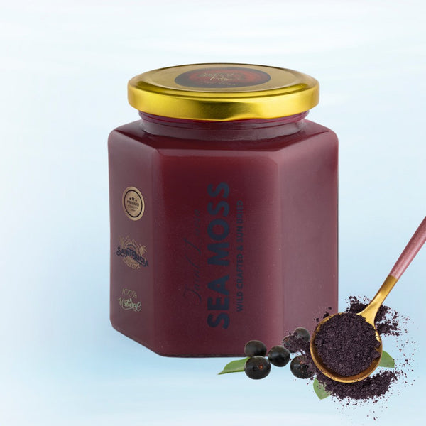 Acai Berry Infused Sea Moss Gel - seamoss.ae