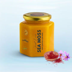 Saffron Infused Sea Moss Gel - seamoss.ae